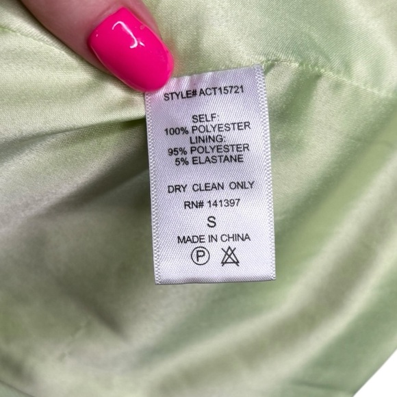 ASTR The Label Zodiac Blazer Size Small Light Green Business Casual Academia - Picture 7 of 16